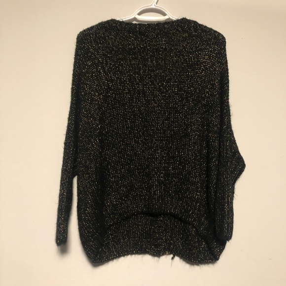 GED Longdon Knit Cardigan V-neck Long Sleeve Ribbed Vegan Fibres Medium C - Picture 7 of 8